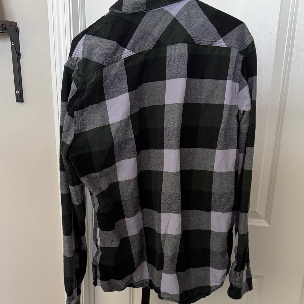 Vans Gray and Black Checkered Shirt - Picture 3 of 3